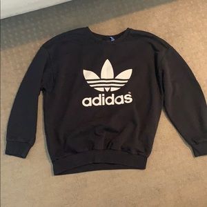 Adidas Black pullover sweatshirt